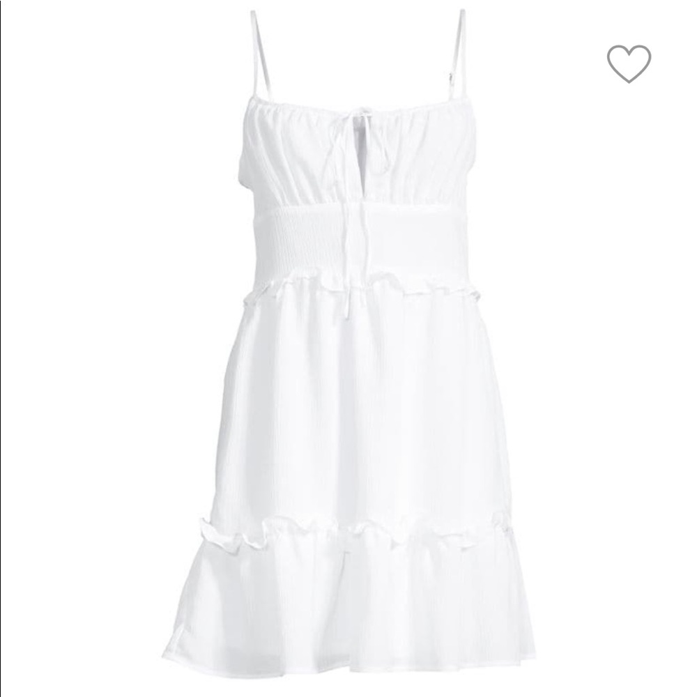 NWT BCBGENERATION Crinkled Front-Tie Dress